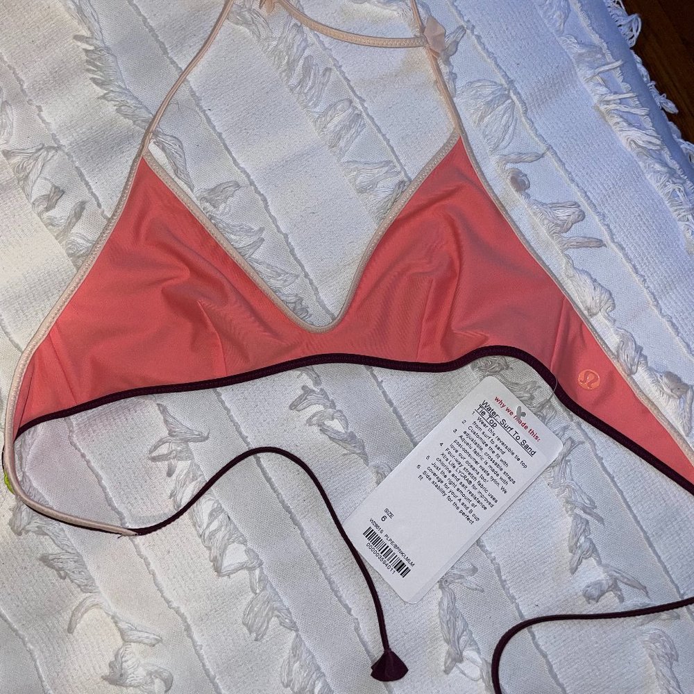 Lululemon Surf to Sand Tie Bathing Suit Top